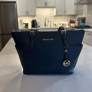 Michael Kors Navy Tote Bag